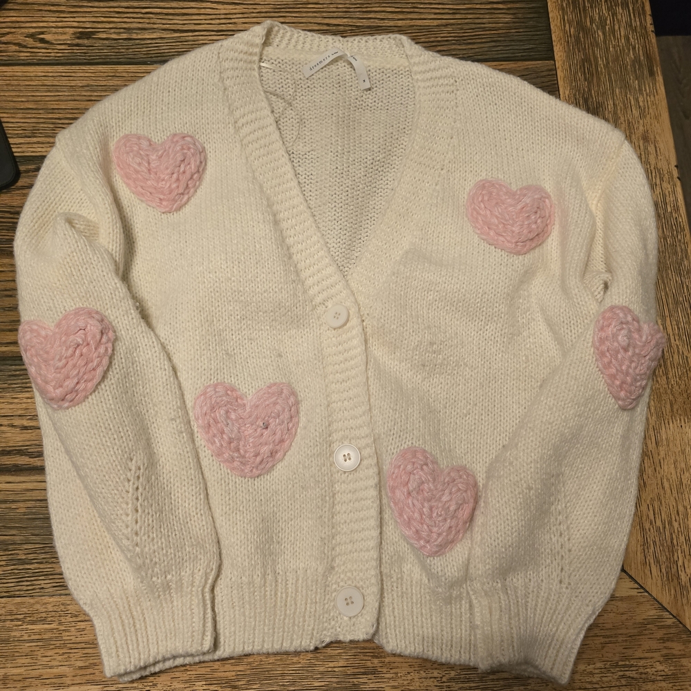 Heart Knit Cardigan